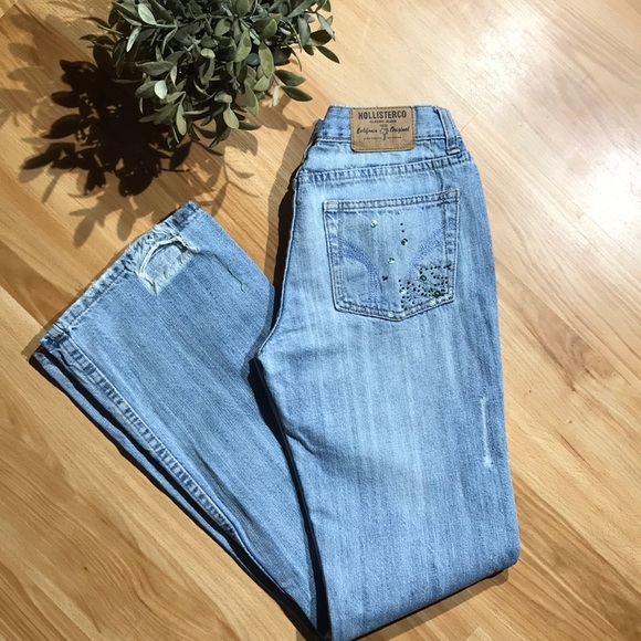 Hollister Denim - Vintage Hollister Embellished Jeans Size 3